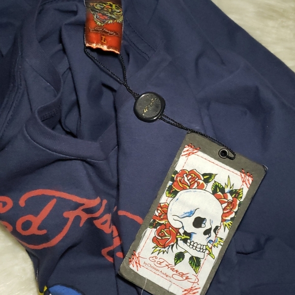 Ed Hardy Eagle Design Long Sleeve Tee - Picture 7 of 8